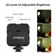 thumbnail image 3 of Lámpara de fotografía Andoer Mini LED Video Light Fotografía Lámpara de relleno 6500K Regulable 5W con adaptador de montaje en zapata fría para cámara Canon Nikon Sony DSLR Andoer Lámpara de fotografía, 3 of 7