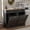Black, variant on Hanyu 13 Gallons Tilt Out Trash Can Cabinet Hidden Kitchen Trash Can Freestanding Garbage Recycling Cabinet with Hideaway Drawer  Proof Trash Can Holder for Kitchen Living Room, Grey