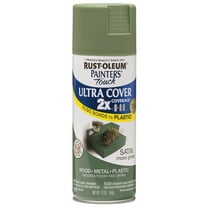 6‐Pack of 12 oz Rust‐Oleum 334075 Painter's Touch 2X Moss Green Ultra Cover Paint   Primer Spray Paint, Satin