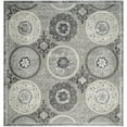 thumbnail image 6 of SAFAVIEH Paradise Fidan Geometric Circles Area Rug, Light Grey/Dark Grey, 5'1" x 7'6", 6 of 8