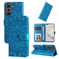 thumbnail image 4 of Funda tipo cartera GANGXUN para Huawei Nova 10 , diseño girasol, cuero PU, soporte, cierre magnético, tarjetero, 4 of 5