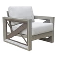 thumbnail image 1 of Steve Silver Dalilah Gray 29" Aluminum Patio Arm Chair, 1 of 11