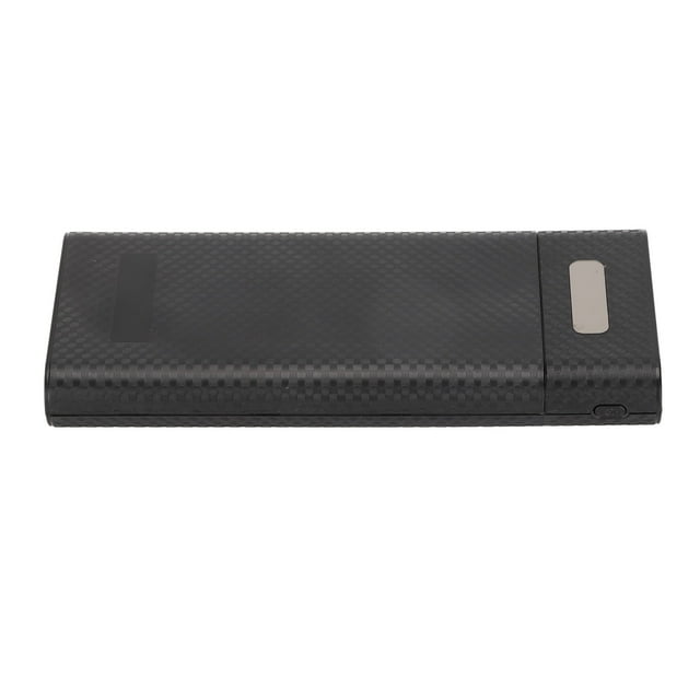 8x18650 DIY Power Bank 2 salida USB 10W caja de batería de carga rápida con pantalla LCD y puerto de entrada Micro tipo C
