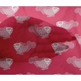thumbnail image 4 of oneOone Viscose Chiffon Fabric Fish Block Print Fabric BTY 42 Inch Wide, 4 of 4