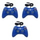 thumbnail image 1 of 3x Controles Usb Alambrico Compatible Para Xbox 360 Fat Slim Azules, 1 of 1