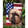 thumbnail image 3 of Griffon Bruxellois Dog American Flag Garden Flag, 3 of 3