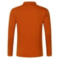 thumbnail image 3 of Blusa y camisa de manga larga con cuello vuelto para hombre, informal, de moda, con botones y bolsillo., 3 of 5