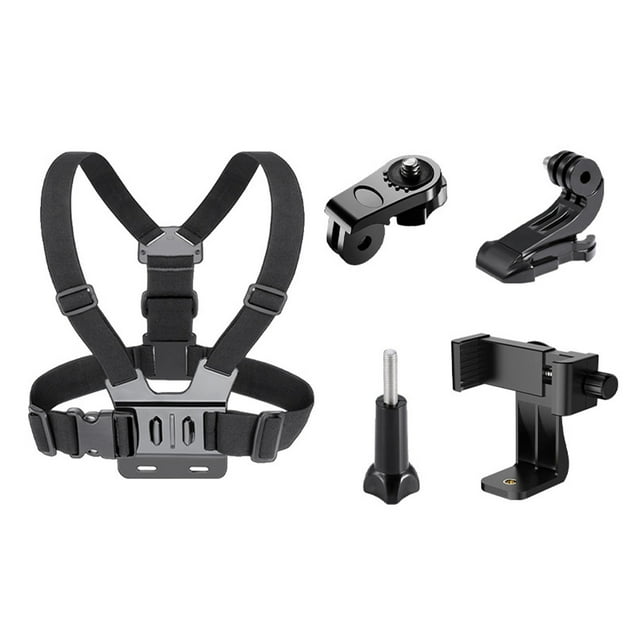 Cinturón de Cofre Con Clip de Teléfono, Conveniente Soporte de Correa de Cofre Resistente Al Desgaste Estable Para Teléfonos Inteligentes para Esquiar para Filmar