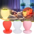 thumbnail image 3 of HongHeng Strawberry Night Light, Cute Silicone Strawberry Lights Kawaii Room Decor, Cute Strawberry Gifts for Baby, Children, Toddlers, Teen Girls, 3 of 3