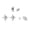 Silver, variant on 3 Pairs Sterling Silver Stud Earrings Set – Star, Moon, Planet and Sparkling CZ Studs, Dainty Minimalist Multi-Style Earrings for Women, Silver