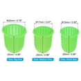 thumbnail image 2 of Uxcell Rubber Finger Tips Silicone Thumb Fingertip Protector Guard Thimble Green 3 Size Assorted 15 Pack, 2 of 5