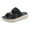 Black, variant on Womens Orthopedic Sandals Casual Chunky Platform Slip on Shoes Comfortable Slippers