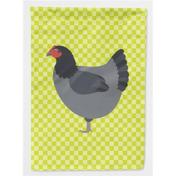 Carolines Treasures BB7661GF Jersey Giant Chicken Green Flag Garden Size