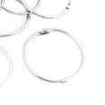 thumbnail image 5 of Unique Bargains 2 Inch Round Loose Leaf Binder Rings, Metal Key Rings for Scrapbooking and Office Supplies, 20 Pack, 5 of 6
