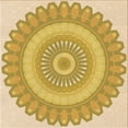 thumbnail image 1 of Ahgly Company Machine Washable Indoor Square Transitional Caramel Brown Area Rugs, 8' Square, 1 of 7