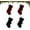 Red-Green 4PCS, variant on RICHMJ 20 Inch Large Decorative Bow Luxury Velvet Stocking-Velvet Christmas Stocking- for Fireplace Mantel, Elegant Holiday Decor(Red-2PCS)