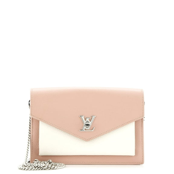 Pre-Owned Mylockme Chain Pochette Leather By Rebag