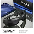 thumbnail image 5 of Xagger Polarized Wrap Around Sunglasses for Men Women Sports Driving Fishing Anti-Glare UV400 Sun Glasses, 5 of 5