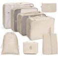 thumbnail image 1 of Bolsa de almacenamiento de viaje, conjunto de siete piezas, subenvases de cosméticos para lavado digital, bolsa de almacenamiento para ropa, zapatos, equipaje, bolsa de viaje, 1 of 6