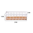 thumbnail image 2 of No Drill Wall Mounted Metal Wire Basket, Kitchen and Bathroom Storage Solution for Organizing Pantry Items, Toys, Supplies, Easy Installation No Tools Required, 2 of 6
