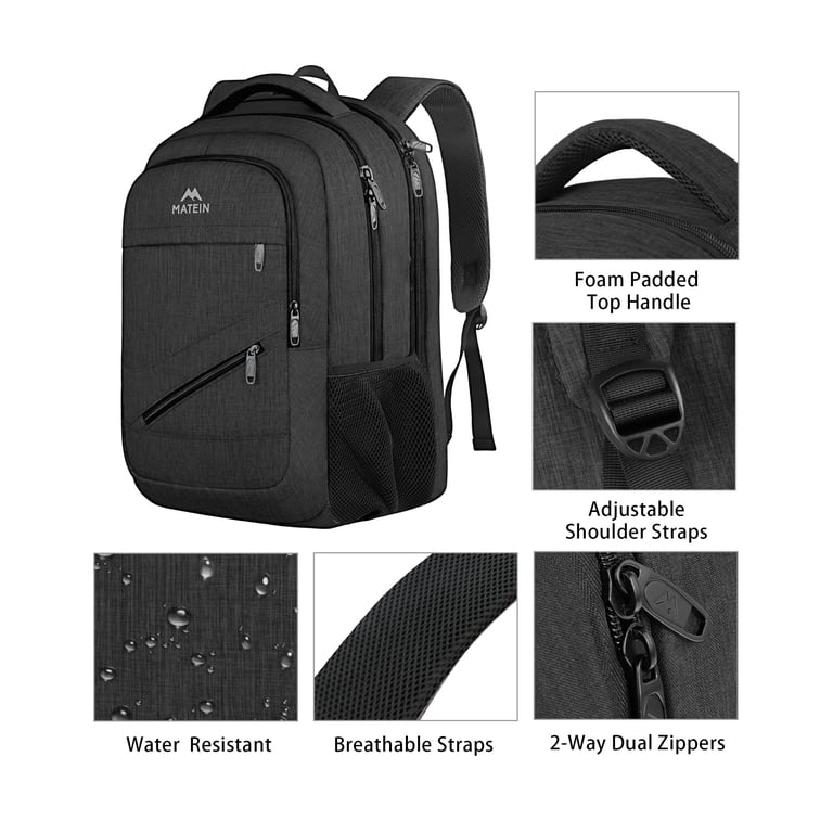 Matein TSA Approved Travel Backpack, 30L Capacity with Laptop Compartment photo 8