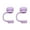 Purple, variant on Sunjoy Tech 2Pcs Solid Color Straw Cover Food Grade BPA Free Silicone Reusable Dust-proof No Spill 10MM Tumbler Straw Tip Plug Topper Protector Cup Accessories