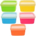thumbnail image 1 of cajas de plástico reutilizables para aderezos de ensaladas, recipientes para aperitivos, vasos para condimentos y salsas., 1 of 8
