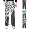 thumbnail image 4 of CHOK Pantalons de Randonnée pour Hommes Quatre Saisons Chouxiangma Imprimé Numérique 3D avec Cordon de Serrage Pantalons Décontractés Pantalons Camouflage Pantalons de Chef, 4 of 4