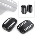 thumbnail image 1 of NS 2PCS Motorcycle Side Brake Master Cylinder Protector Cover Cap for Harley Touring CVO Road Glide Custom Road King Street Glide Ultra Classic Electra Glide FLHXSE FLTRXSE, 1 of 5