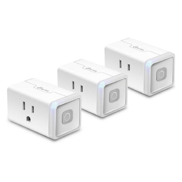 Interruptor electrónico Kasa Smart HS103P3 Wi-Fi Smart Plug 15A, paquete de 3