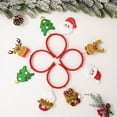 thumbnail image 4 of Hair Accessories 4 Christmas Headbands For Women Girls Adjustable Santa Snowman Reindeer Headwear Party Photo Booth, 4 of 9