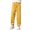 Yellow, variant on Girls Pants Winter Girls Lined Pants Thickened Warm Loose Fit Trousers Wide Leg Casual Outfit for Toddler Kids Lined Bottoms
