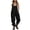 Black, variant on Women Baggy Overalls Jumpsuit Y2K Street Casual Sleeveless Wide Leg Romper Cotton Linen Overalls with Pocket & Adjustable Strap Red