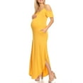 thumbnail image 3 of White Mark Women's Maternity Alexis Maxi Dress-Available in Plus Sizes, 3 of 4