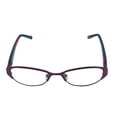 thumbnail image 2 of Jones New York Womens Rectangle Red Metal Eyewear Frame J135 49mm, 2 of 6