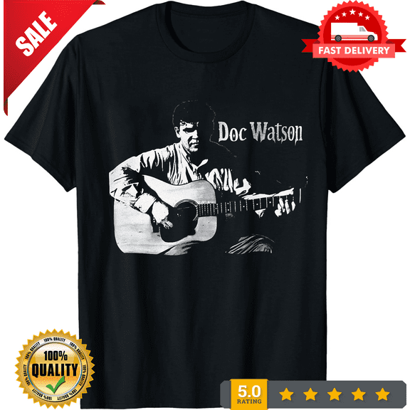 Doc Watson Sepia Folk Rock Artist Unisex Shirt, vintage country Music Unisex Tee, LIMITED EDITION-TH66656