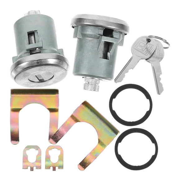 1 Set Car Door Lock Cylinder Set Automotive Door Lock with Keys Compatible for Chevrolet