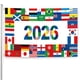 thumbnail image 1 of Bandera rosulasi Mundial 2026 150x89 cm para exterior, 1 of 7
