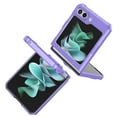 thumbnail image 6 of Compatible for Samsung Galaxy Z Flip 7 Case with Kickstand, Built-in 360°Rotate Ring Stand Magnetic Hard PC Cover Case for Samsung Galaxy Z Flip 7 5G, Purple, 6 of 10