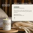 thumbnail image 4 of Stone Candles COCO11AM 11 oz Coconut Candle - Amber, 4 of 14