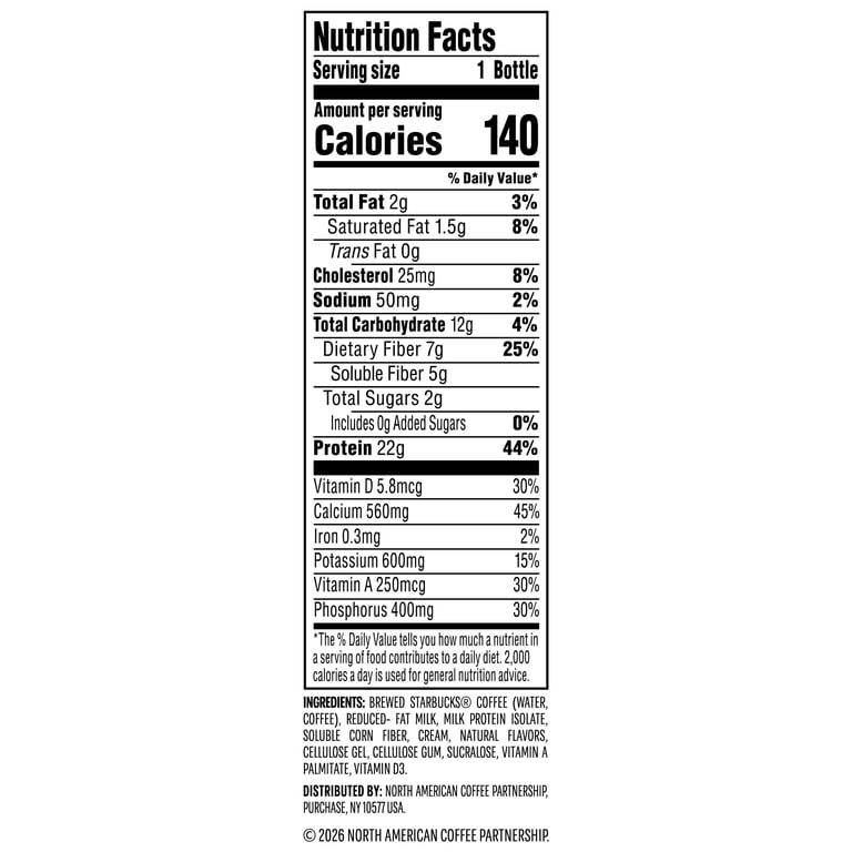 Starbucks Coffee & Protein Classic Caffe, 12 fl oz, 12 Pack photo 7