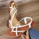 thumbnail image 5 of WILLBEST Sandalias De Playa Para Mujer, Sandalias De Playa Con Tiras, Zapatos Planos, 5 of 6