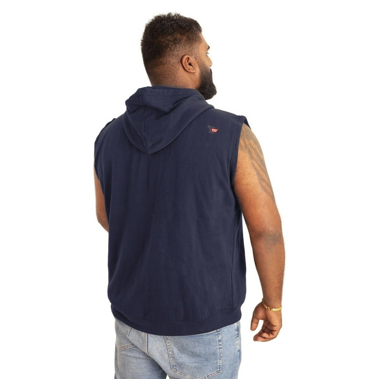 Duke Mens D555 Blake Kingsize Sleeveless Full Zip Hoodie Walmart