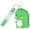 Green, variant on SHISUYAN Cartoon Key Chain Silicone Blue for Teenagers Car Keys 1Pcs 3.9In