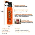 thumbnail image 3 of UDAP 12VHP Pepper Power Bear, Mountain Lion, Coyote, Moose and Canine Dog Spray with Hip Holster, 40 Foot Fog Spray Safety Orange, 7.9 oz, , Single pack., 3 of 7