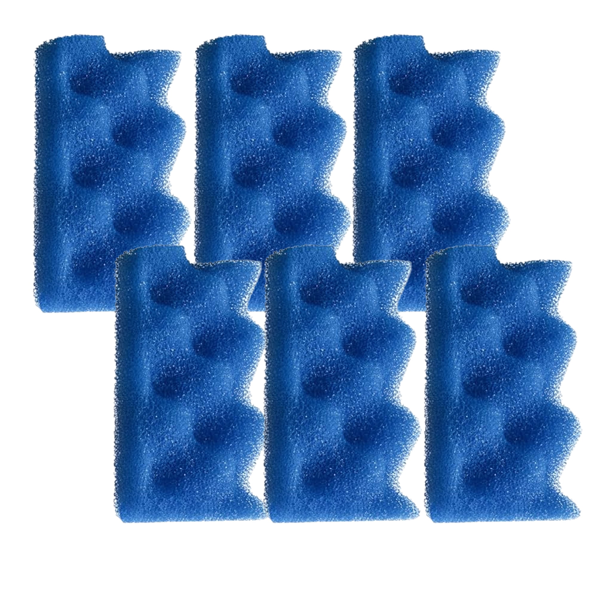TropicAqua Blue Foam Filter Pads Replacement Suitable for Fluval 106, 107 Canister Filter Aquarium Bio Sponge(Pack of 12)