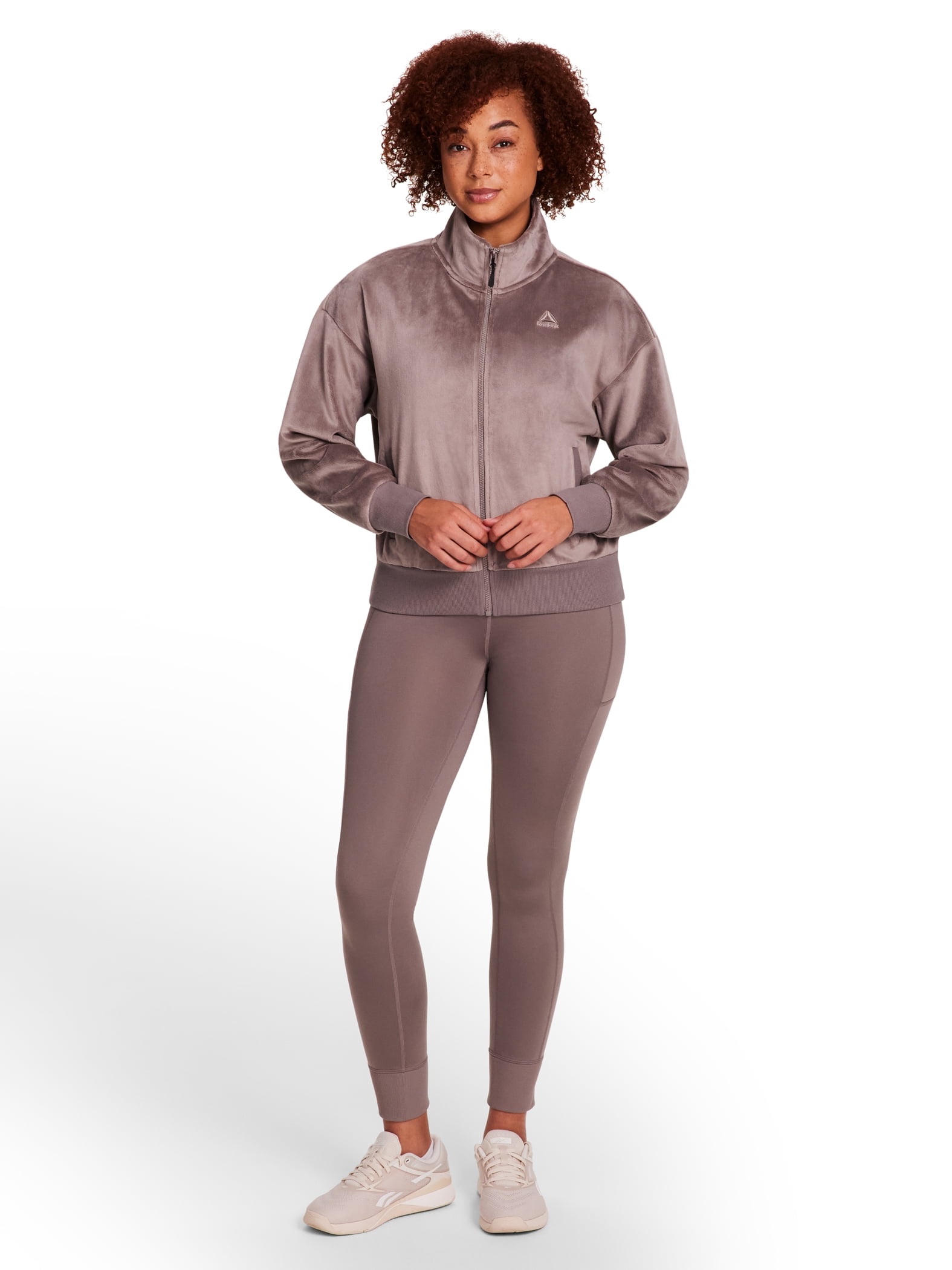 Reebok Women's and Women's Plus Cozy Zip Up Jacket, Sizes XS-4X
