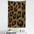 thumbnail image 1 of African Tapestry, Leopard Motif with Digital Dots and Trippy Forms Graphic Art, Fabric Wall Hanging Decor for Bedroom Living Room Dorm, 5 Sizes, Apricot Dark Brown, by Ambesonne, 1 of 1