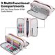 thumbnail image 3 of Large Capacity Pencil Case, Pencil Case with 3 Compartments, Large Storage Pencil Case, 3 of 5