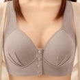 thumbnail image 2 of Asxite Bras for Women No Underwire Fashion Wireless Push Up Front Hook Loose and Breathable A B C Cup Daily, 2 of 5